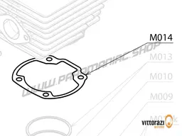 Vittorazi Moster 185 Silent MY25 - M014 - Cylinder gasket - 0.20/0.30/0.40/0.50 mm (set of 5)