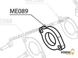 Vittorazi Atom 80 MY25 - ME089 - Bakelite gasket for WB carburettor (internal pulse circuit)