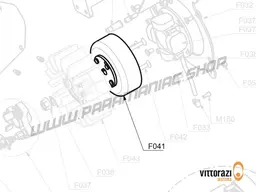 Vittorazi Fly 100 Evo2 First Version - F041 - Flywheel without starter gearing