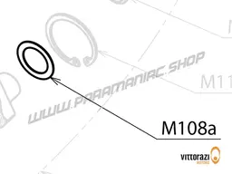 Vittorazi Moster 185 Silent MY25 - M108a - Shim washer 22 x 32 mm 0, 3/0, 5 mm DIN 988PS (Set of 2)
