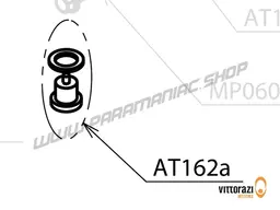 Vittorazi Atom 80 - AT162a - magnetic lower screw cup M10x1 and copper disc Ø 10