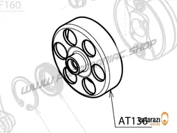 Vittorazi Atom 80 MY25 - AT136 - Drum clutch