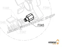 Vittorazi Fly 100 Evo2 MY22 - F045 - Nut 6 MA, bracket for hooks (set of 3)