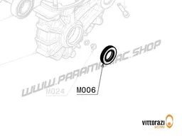 Vittorazi Moster 185 Factory MY25 - M006 - Oil seal viton 20/35/7 mm (set of 2)