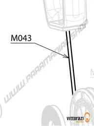 Vittorazi Atom 80 MY25 - M043 - Starter rope 2.20 metres