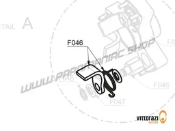 Vittorazi Fly 100 Evo2 MY22 - F046 - Hook and spring (set of 3)