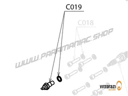 Vittorazi Cosmos 300 MY25 - C019 - Temperature probe with Copper washer Ø 10 mm