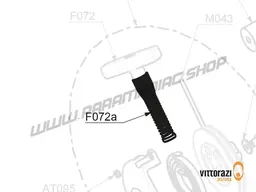 Vittorazi Fly 100 Evo2 MY25 - F072a - Spring handle with shrink tubing