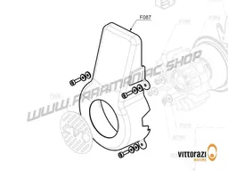 Vittorazi Fly 100 Evo2 MY22 - F087 - Carbon fibre air duct, electric starter version