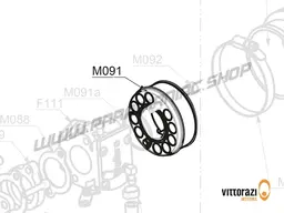 Vittorazi Fly 100 Evo2 MY25 - M091 - Plastic air box connector and O-ring viton