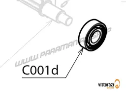 Vittorazi Cosmos 300 MY25 - C001d - Bearing 17/40/12 mm - C3 - TN9 (Set of 2)