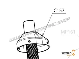 Vittorazi Cosmos 300 MY25 - C157 - Internal silencer structure length 300 mm