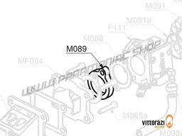 Vittorazi Fly 100 Evo2 MY22 - M089 - Bakelite gasket for WB carburettor (external pulse circuit)