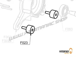 Vittorazi Fly 100 Evo2 MY22 - F023 - Vibration damping mount 30 x 20 mm & pins (set of 2)