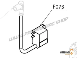 Vittorazi Cosmos 300 MY25 - F073 - Electronic ignition coil with shielded ignition plug cap