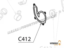 Vittorazi Cosmos 300 MY25 - C412 - Gasket for pump's cap (set of 2)