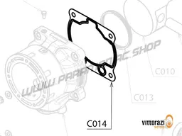 Vittorazi Cosmos 300 MY25 - C014 - Cylinder gasket 0, 5 mm (Set of 2)