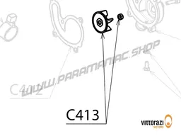 Vittorazi Cosmos 300 MY25 - C413 - Pump impeller and nut M5