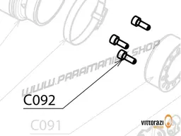 Vittorazi Cosmos 300 MY25 - C092 - Screw 6 x 16 mm Tcei DIN 912 (set of 10)