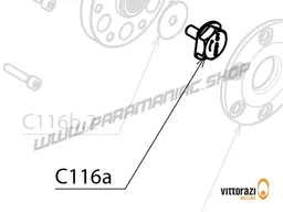 Vittorazi Cosmos 300 MY25 - C116a - Propeller hub Dedicated mounting screw with anti-loosening plate