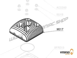 Vittorazi Moster 185 Factory MY25 - M017 - Cylinder head and O-ring