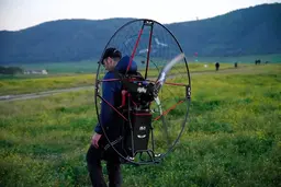 Elektrischer Paramotor für Gleitschirm Elektro Flug - Air Italy EPG-21 Ansicht 4