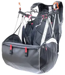 Apco Aviation Goal - perfect beginner paraglider light harness view 2