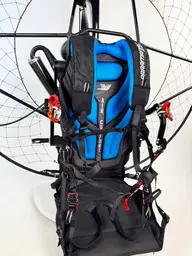 APCO SLT MK2 paramotor Harness - Normal Suspension - Paramaniac Edition Blue view 3