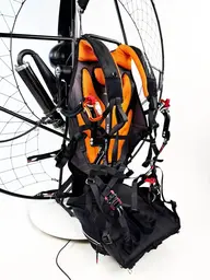 APCO SLT MK2 paramotor Harness - Normal Suspension - Paramaniac Edition Orange view 2