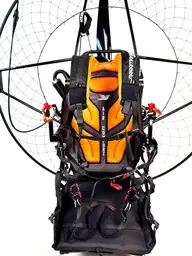 APCO SLT MK2 paramotor Harness - Normal Suspension - Paramaniac Edition Orange view 5