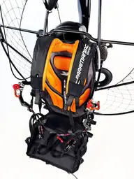 APCO SLT MK2 paramotor Harness - Normal Suspension - Paramaniac Edition Orange view 3