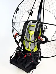 APCO SLT MK2 paramotor Harness - Normal Suspension - Paramaniac Edition Green