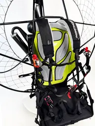 APCO SLT MK2 paramotor Harness - Normal Suspension - Paramaniac Edition Green view 4
