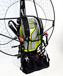 APCO SLT MK2 paramotor Harness - Normal Suspension - Paramaniac Edition Green view 2
