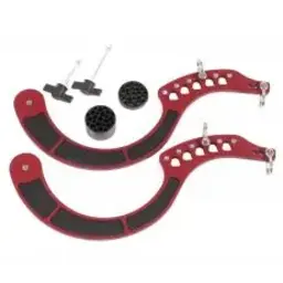 AirConception CNC milled push rods 7075 red - complete upgrade set (only for titanium frames)