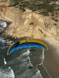 APCO F7 training and beginner paramotor wing view 2