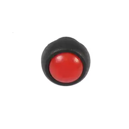 AirConception electric push button for throttle grip, red