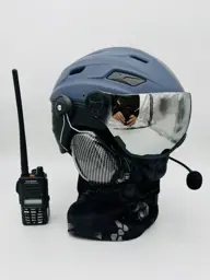 APCO Jetcom X3 - der leichteste Paramotorhelm mit Visier, Flugfunk & Bluetooth Ansicht 6