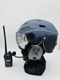 APCO Jetcom X3 - der leichteste Paramotorhelm mit Visier, Flugfunk & Bluetooth Ansicht 7